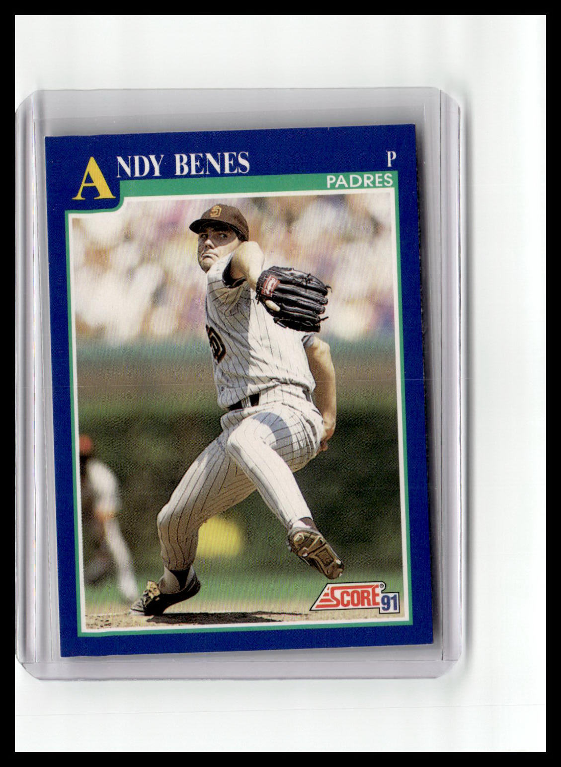 1991 Score Andy Benes Blue Border #538