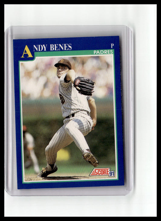 1991 Score Andy Benes Blue Border #538