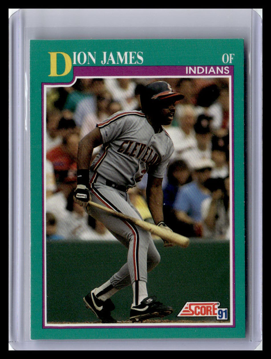 1991 Score Dion James Teal Border #131