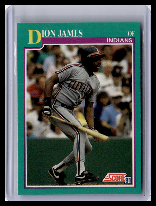 1991 Score Dion James Teal Border #131