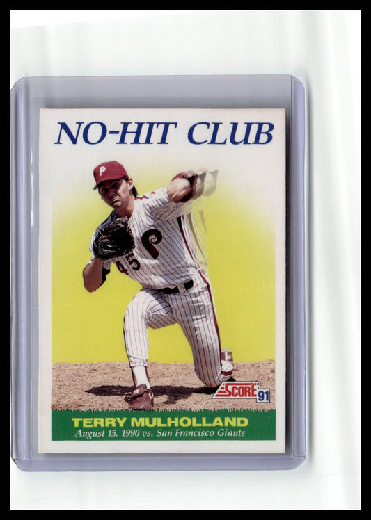 1991 Score Terry Muholland No-Hit Club #706