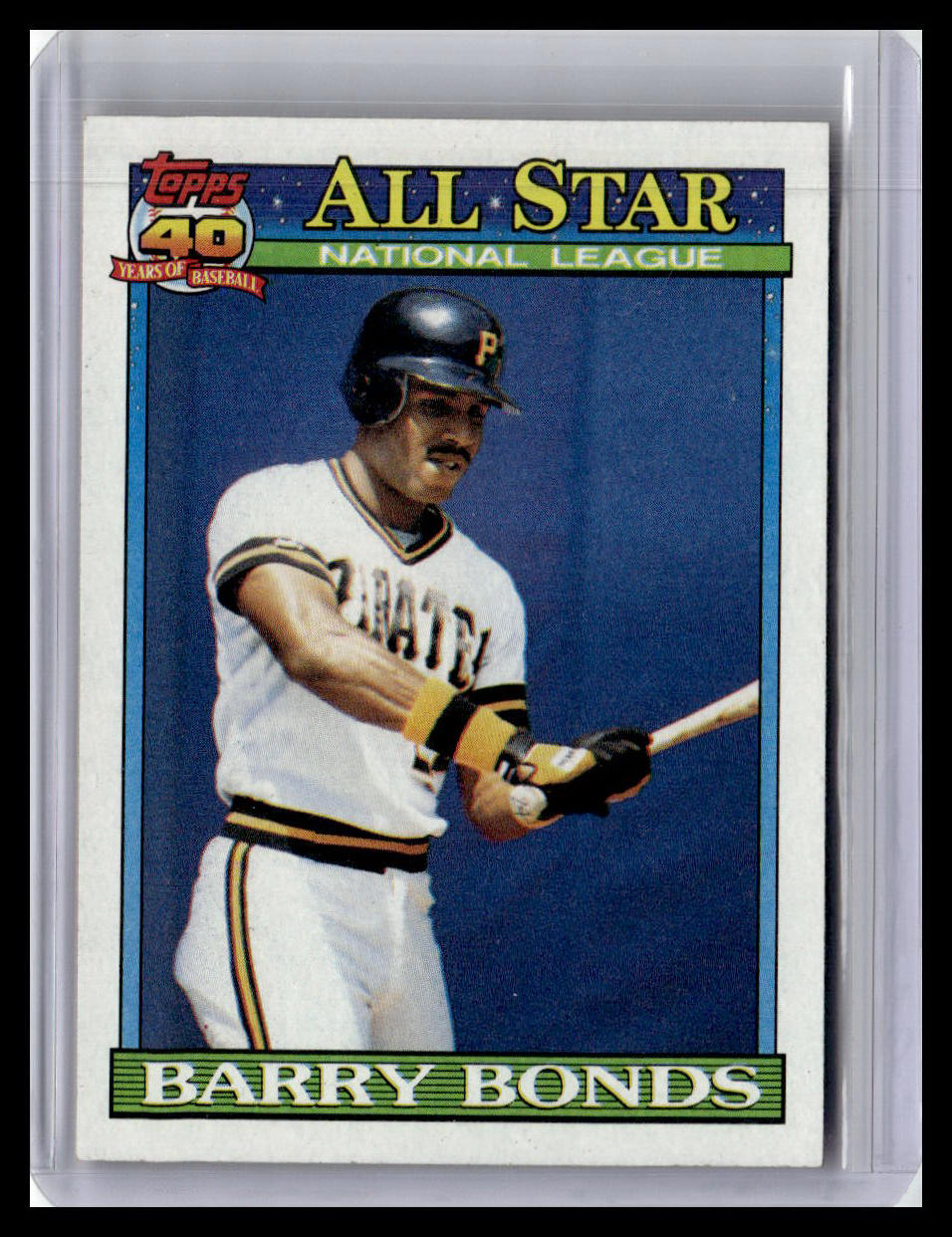 1991Topps Barry Bonds N.L. All-Star #401