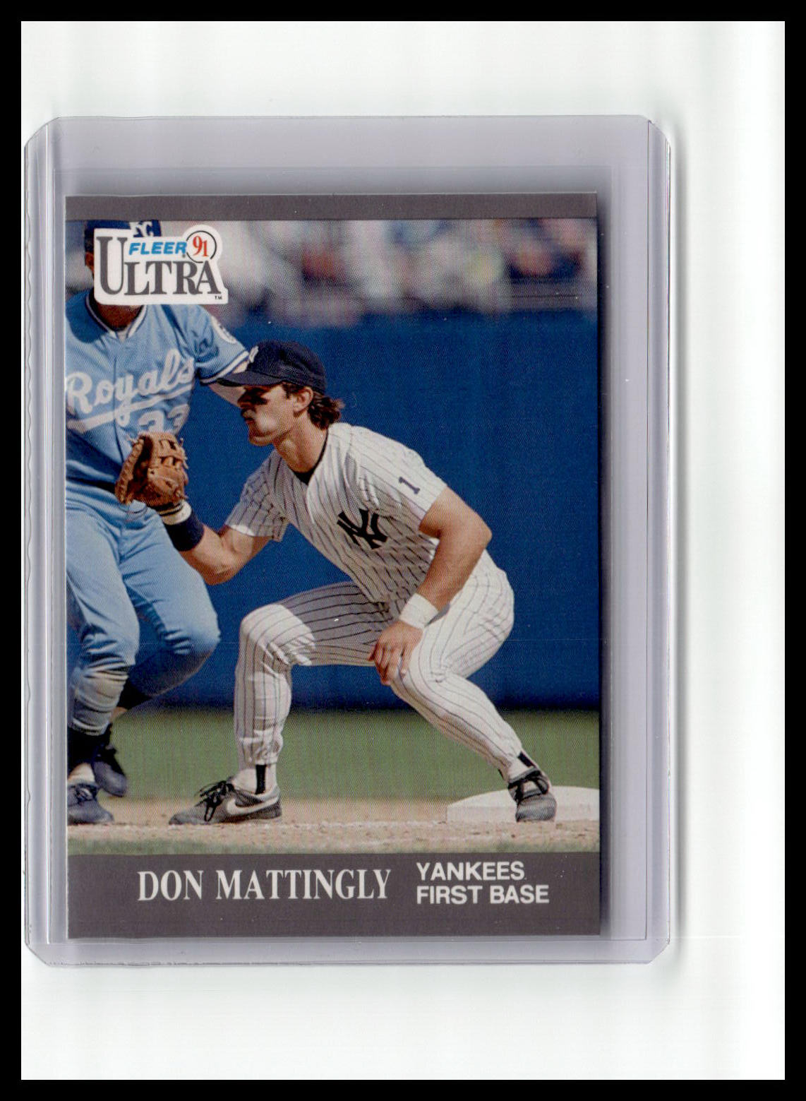 Baseball trading card of Don Mattingly with Ultra branding