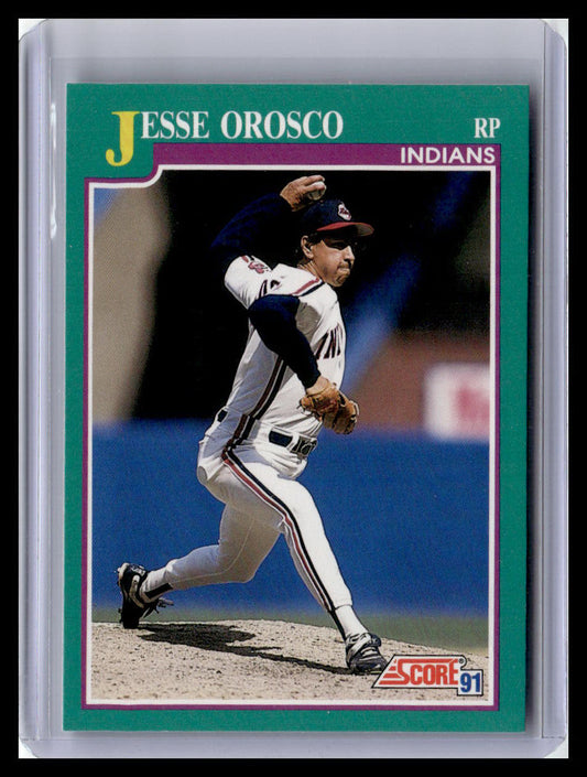 1991 Score Jesse Orosco Teal Border #578