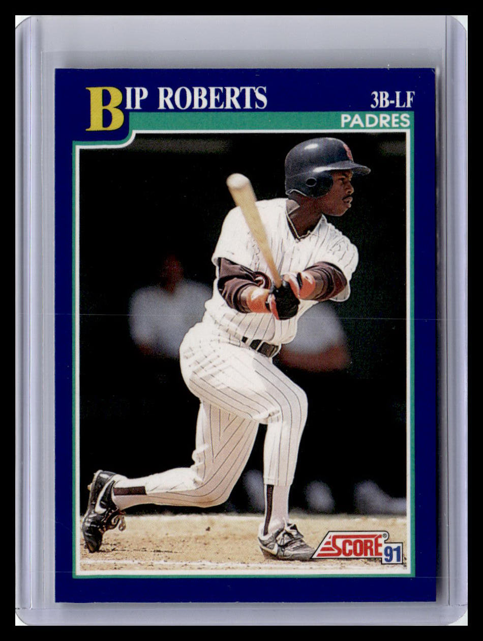 1991 Score Bip Roberts Blue Border #28
