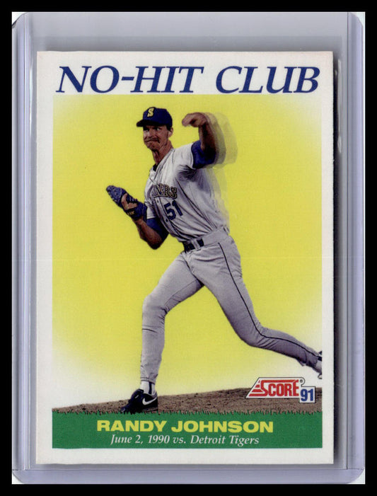 1991 Score Randy Johnson No-Hit Club #700