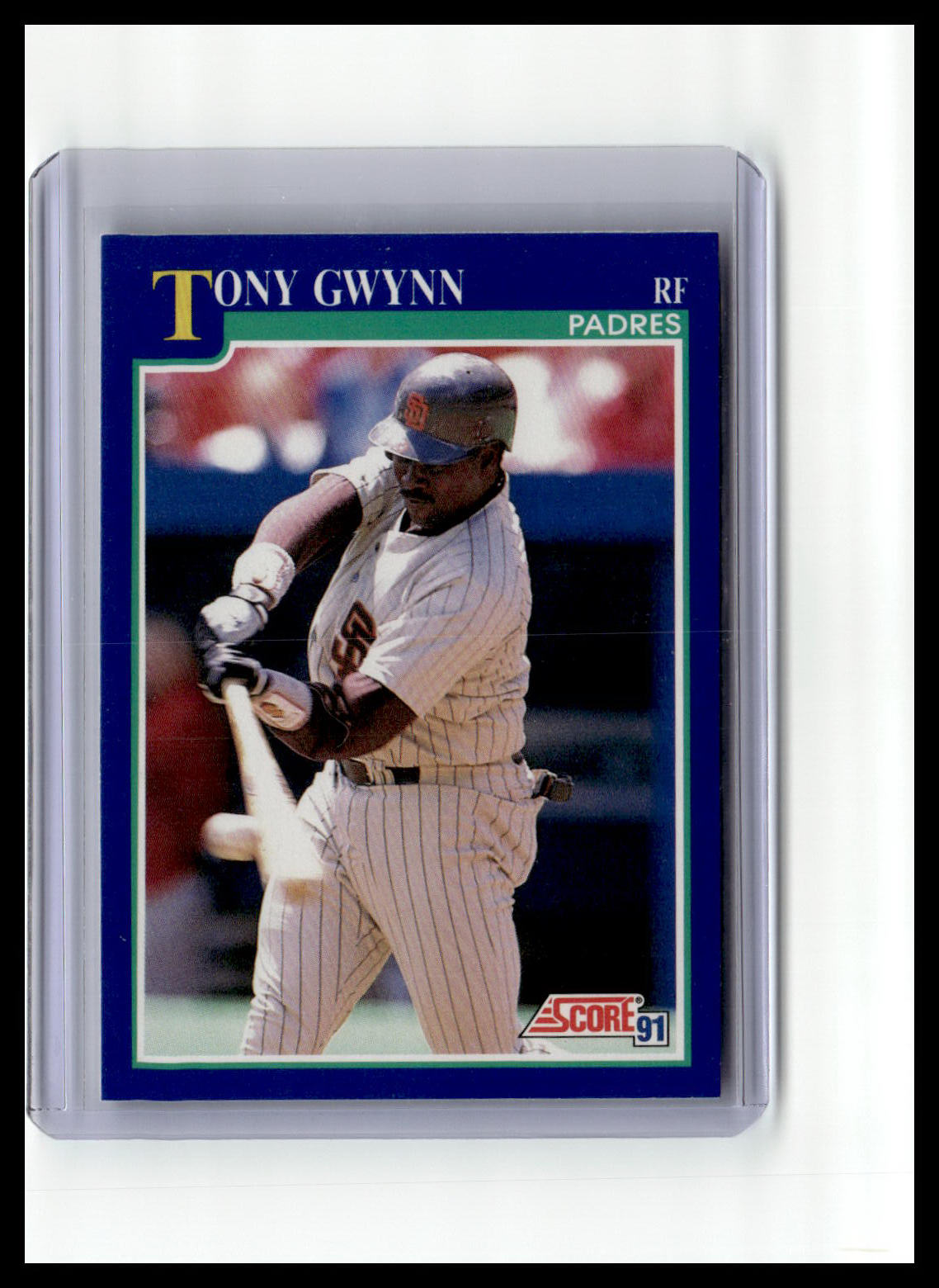1991 Score Tony Gwynn Blue Border #500
