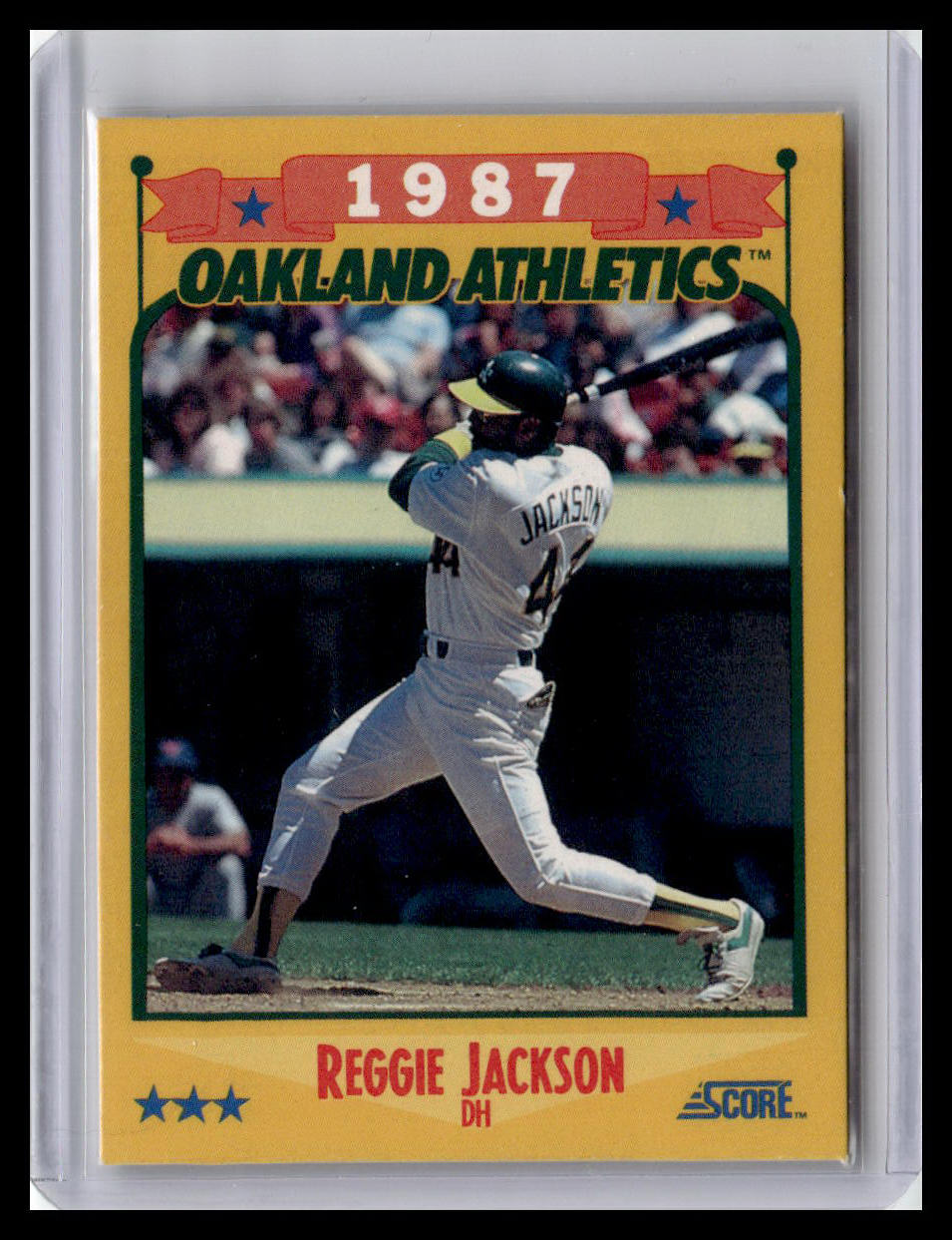1988 Topps Salute To Reggie Jackson #504