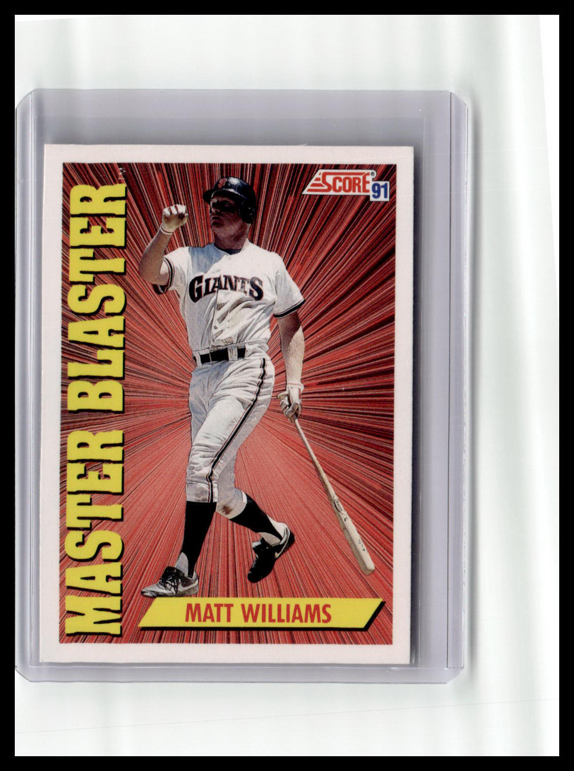 1991 Score Matt Williams Master Blaster #689
