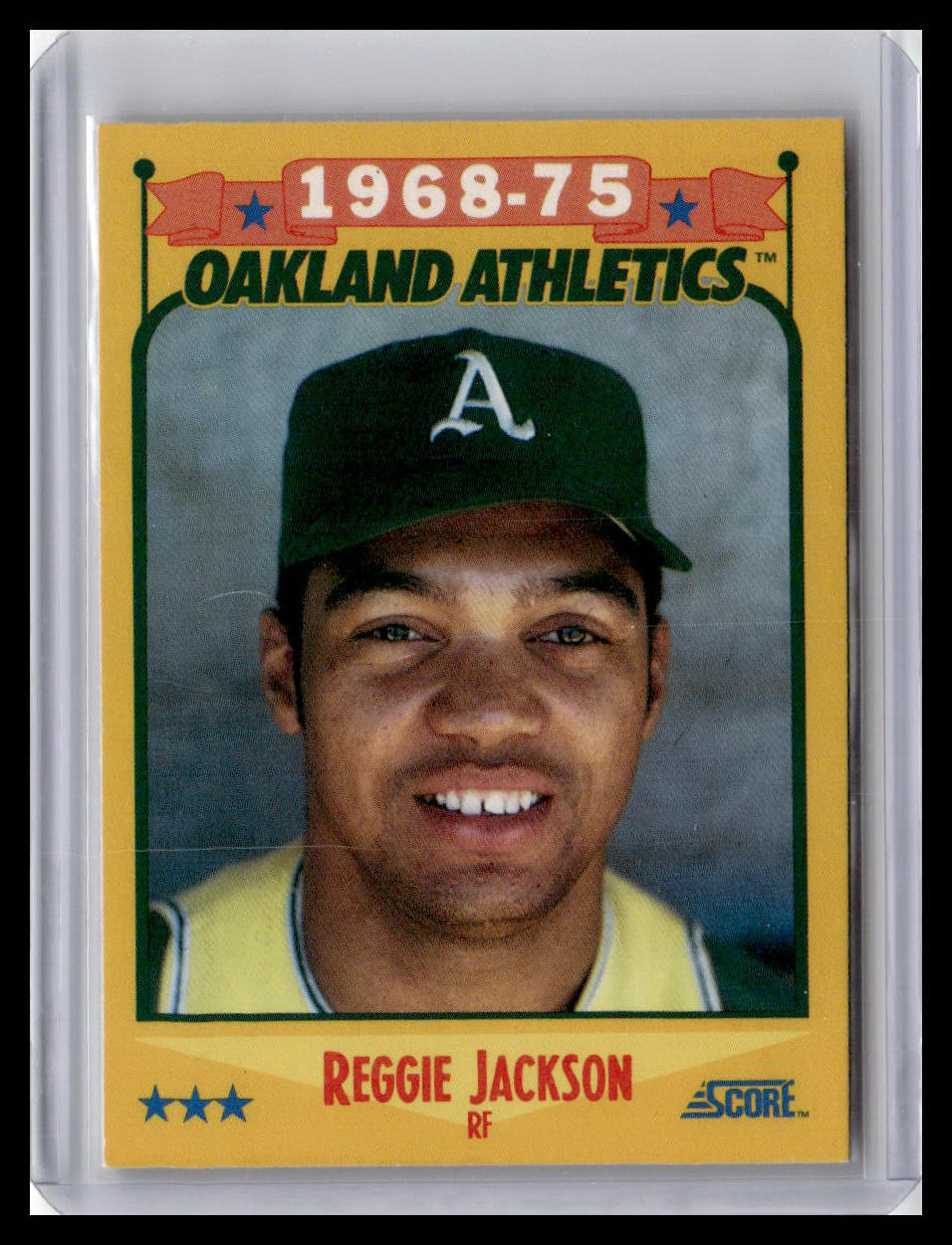 1988 Topps Salute To Reggie Jackson #500