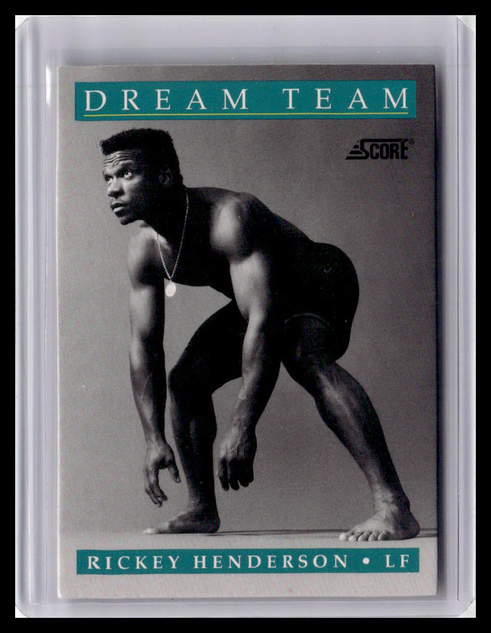 1991 Score Rickey Henderson Dream Team #890 (DT 10 of 13)
