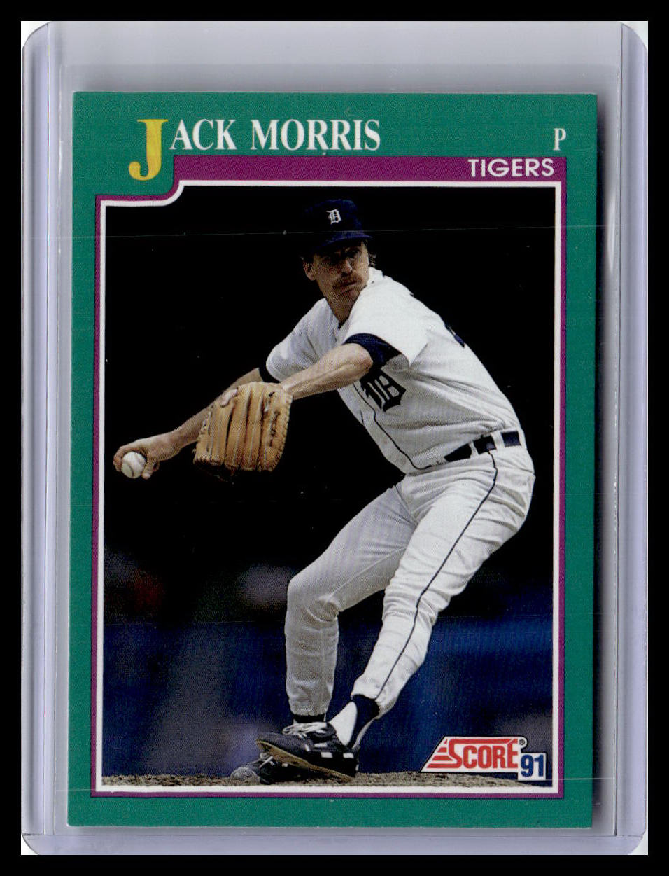 1991 Score Jack Morris Teal Border #141