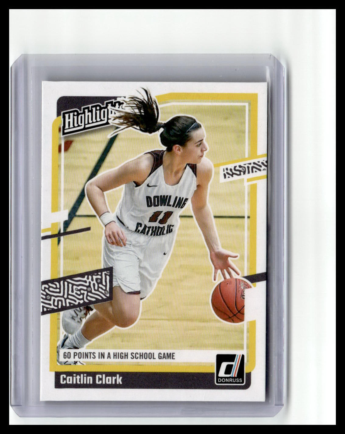 Basketball trading card of a player in action, featuring 'Bowling Green' on the jersey.