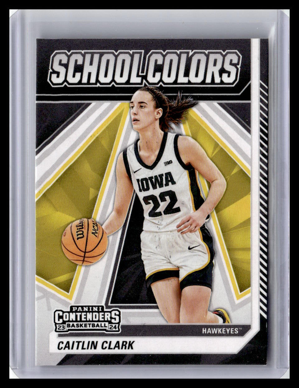 2024 Panini Contenders Caitlin Clark Collection - Caitlin Clark School Colors #SC2
