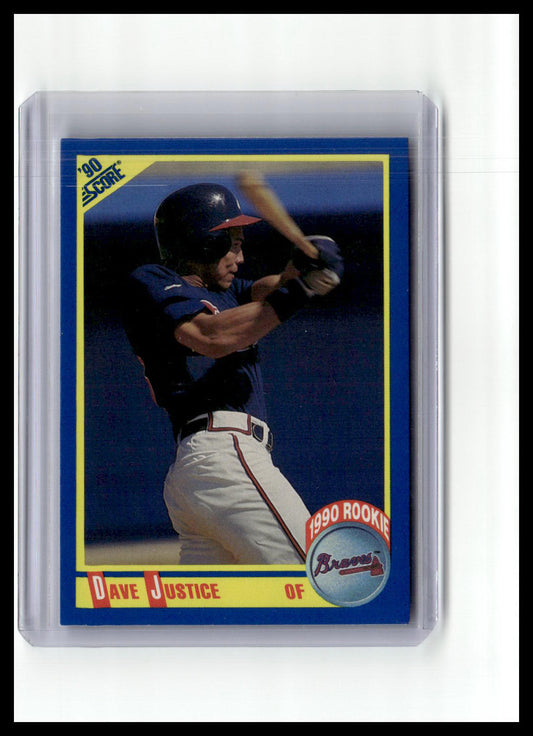 1990 Score David Justice - 1990 Rookie #650