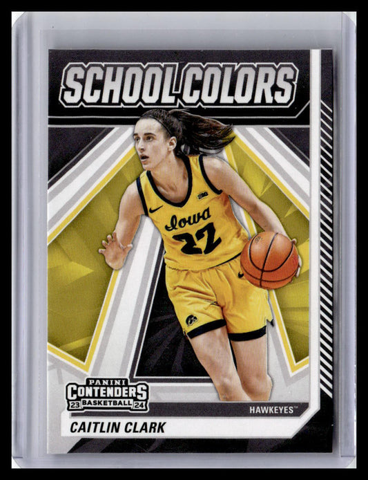 2024 Panini Contenders Caitlin Clark Collection - Caitlin Clark School Colors #SC3