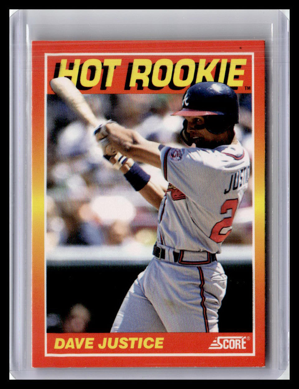 1991 Score David Justice Hot Rookie #1