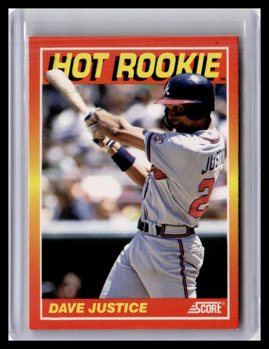 1991 Score David Justice Hot Rookie #1