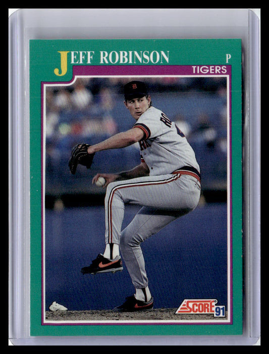 1991 Score Jeff Robinson Teal Border #129