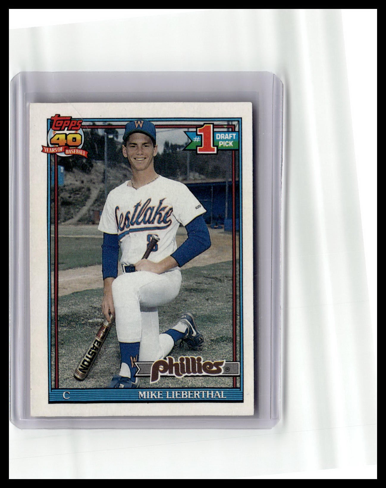 1991 Topps Mike Lieberthal #1 Draft Pick #471