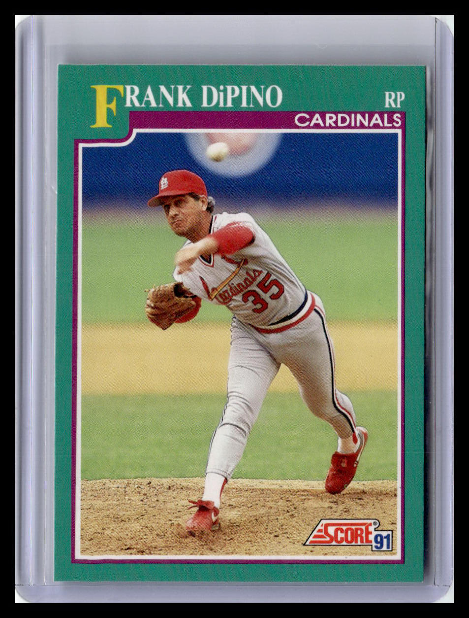 1991 Score Frank Dipino Teal Border #553