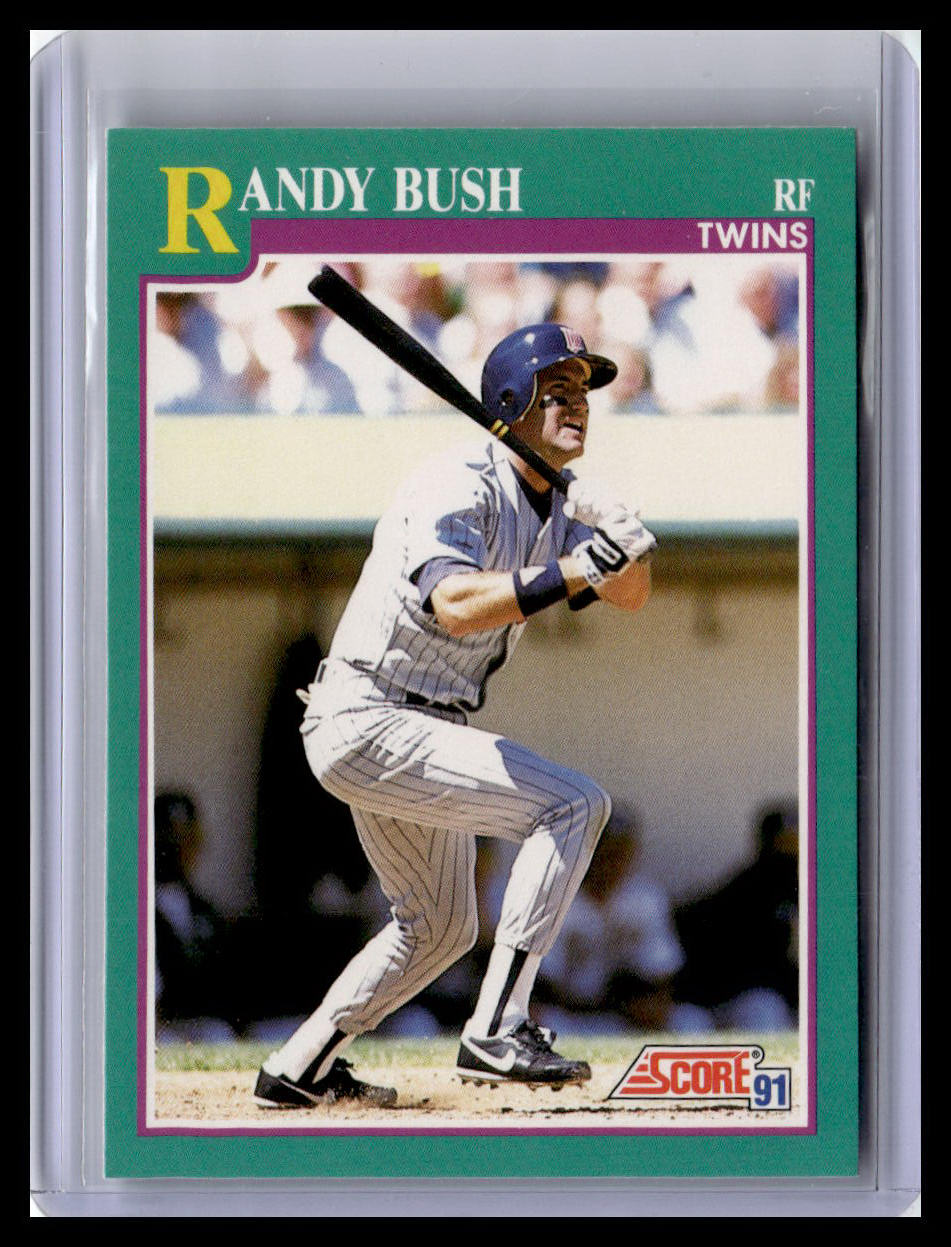 1991 Score Randy Bush Teal Border #574