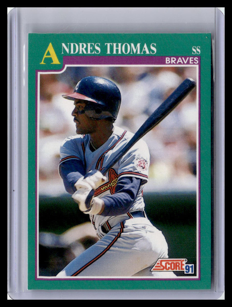 1991 Score Andres ThomasTeal Border #613