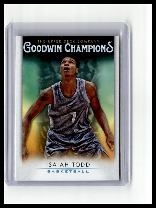 2021 Goodwin Champions Isaiah Todd #4