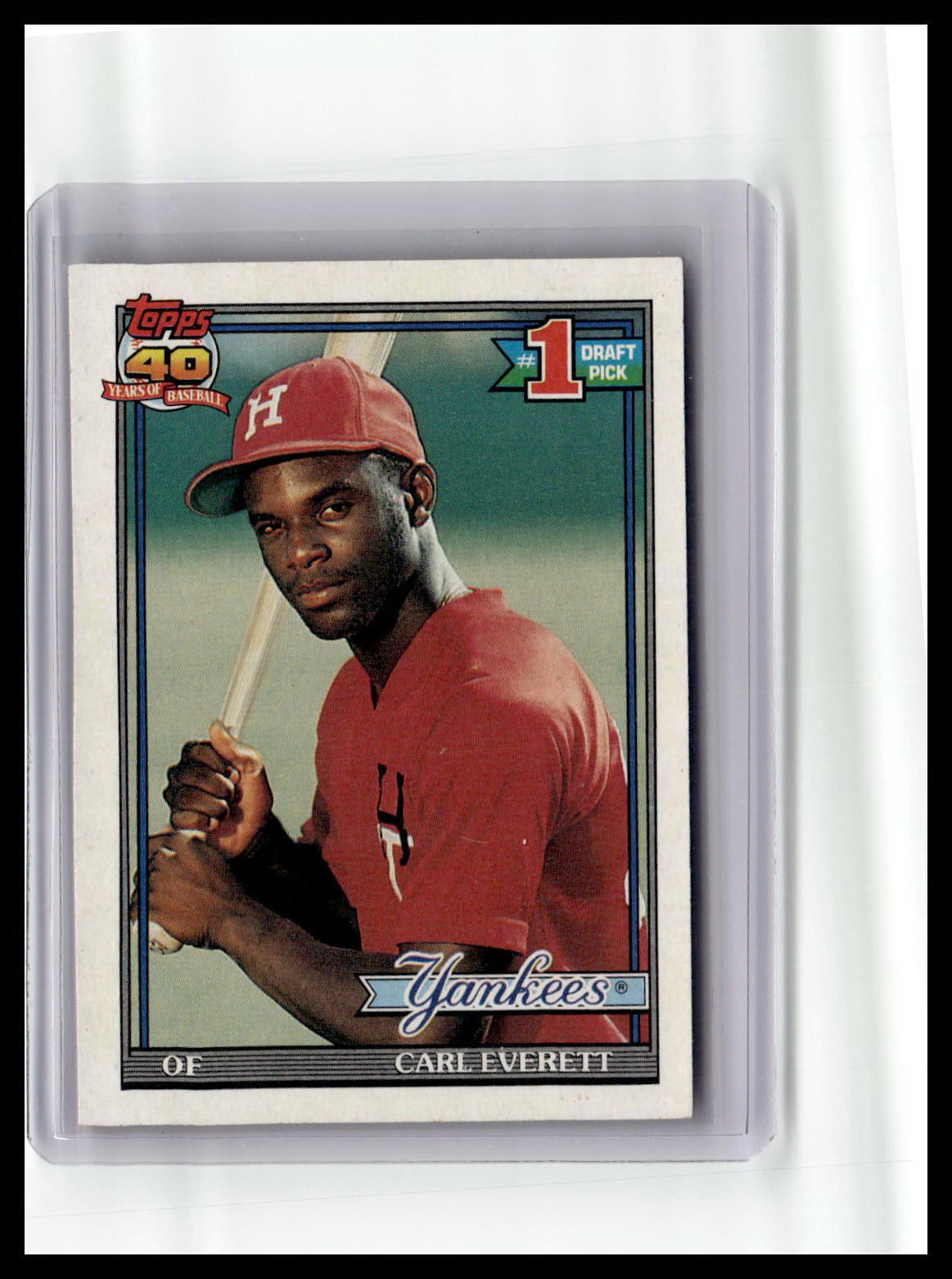 1991 Topps Carl Everett #1 Draft Pick #113