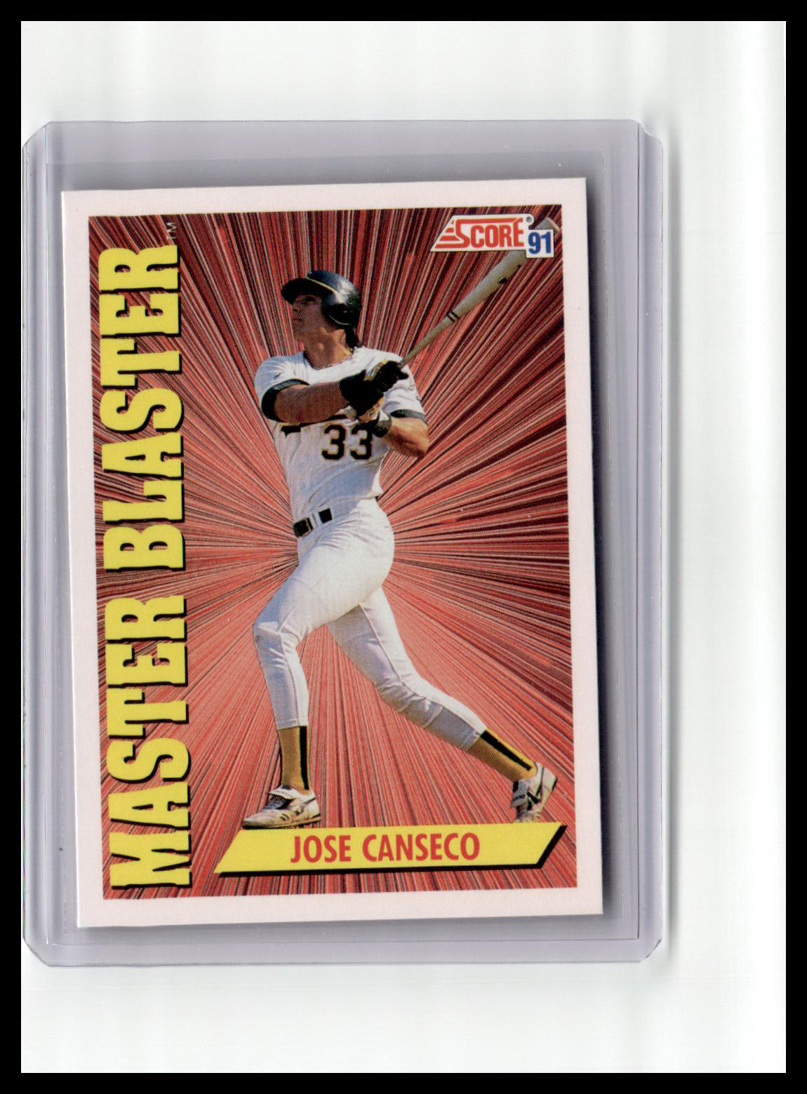 1991 Score Jose Canseco Master Blaster #690
