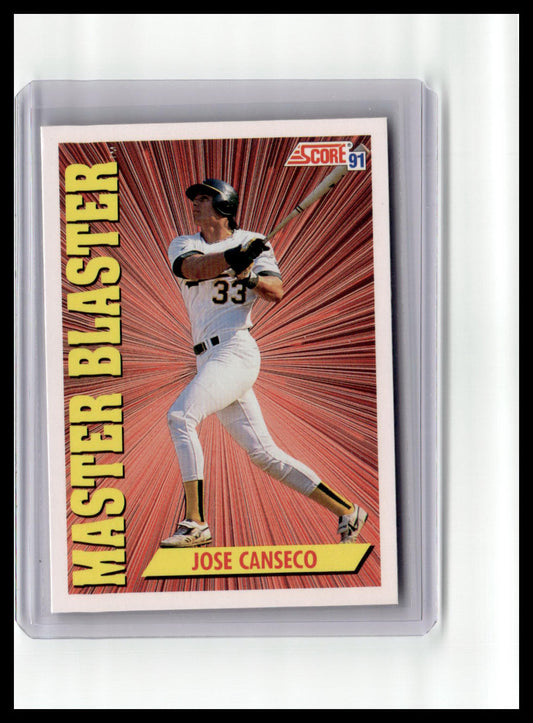1991 Score Jose Canseco Master Blaster #690