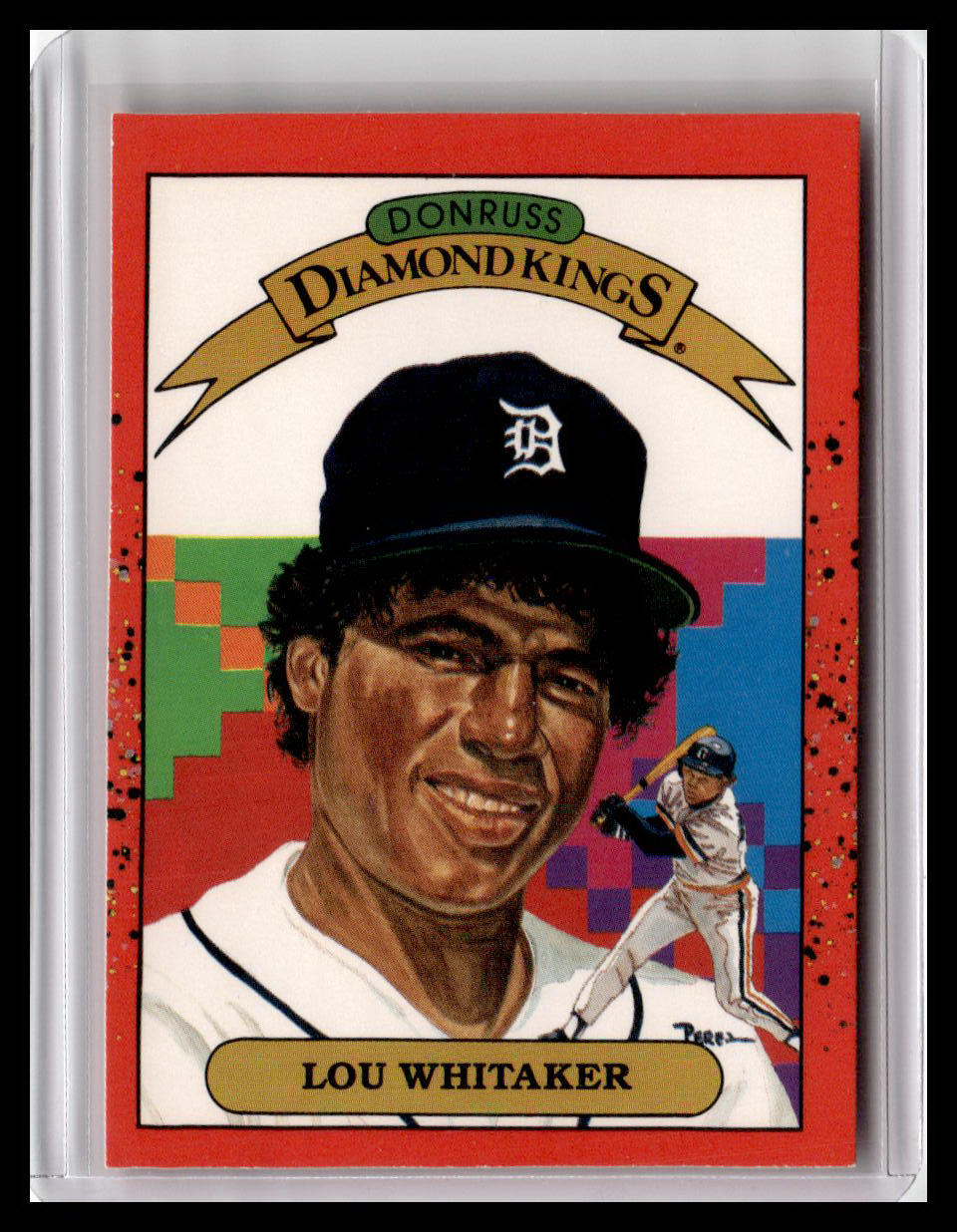 1990 Donruss Lou Whitaker Diamond Kings #16