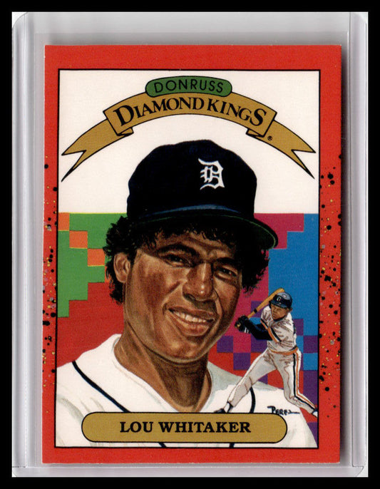 1990 Donruss Lou Whitaker Diamond Kings #16