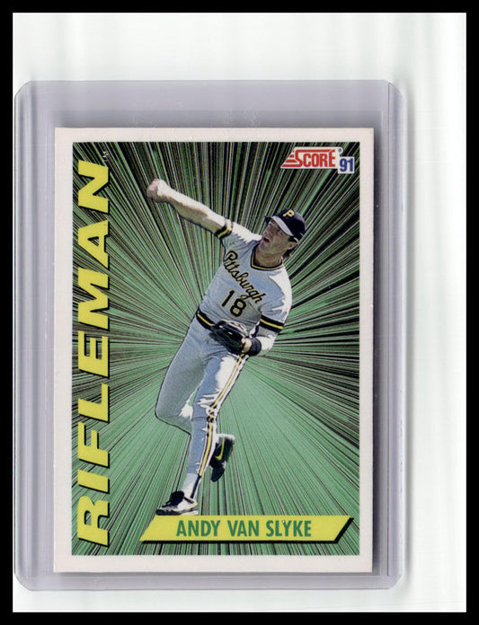 1991 Score Andy Van Slyke Rifleman #698