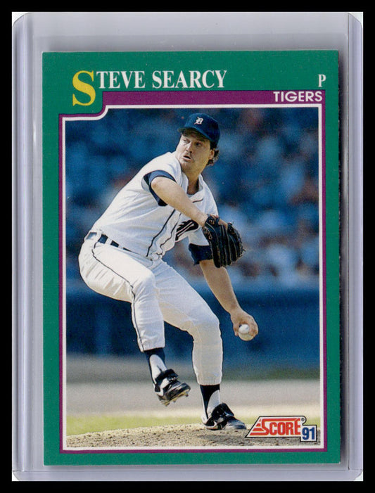 1991 Score Steve Searcy Teal Border #649