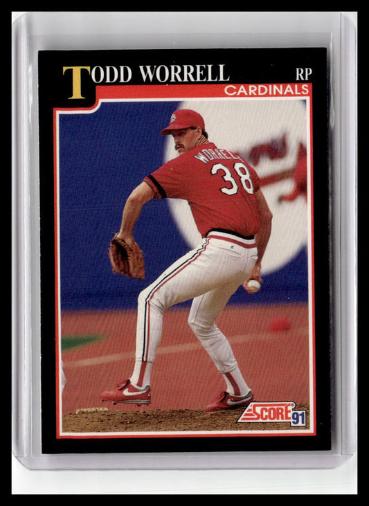 1991 Score Todd Worrell Border #807