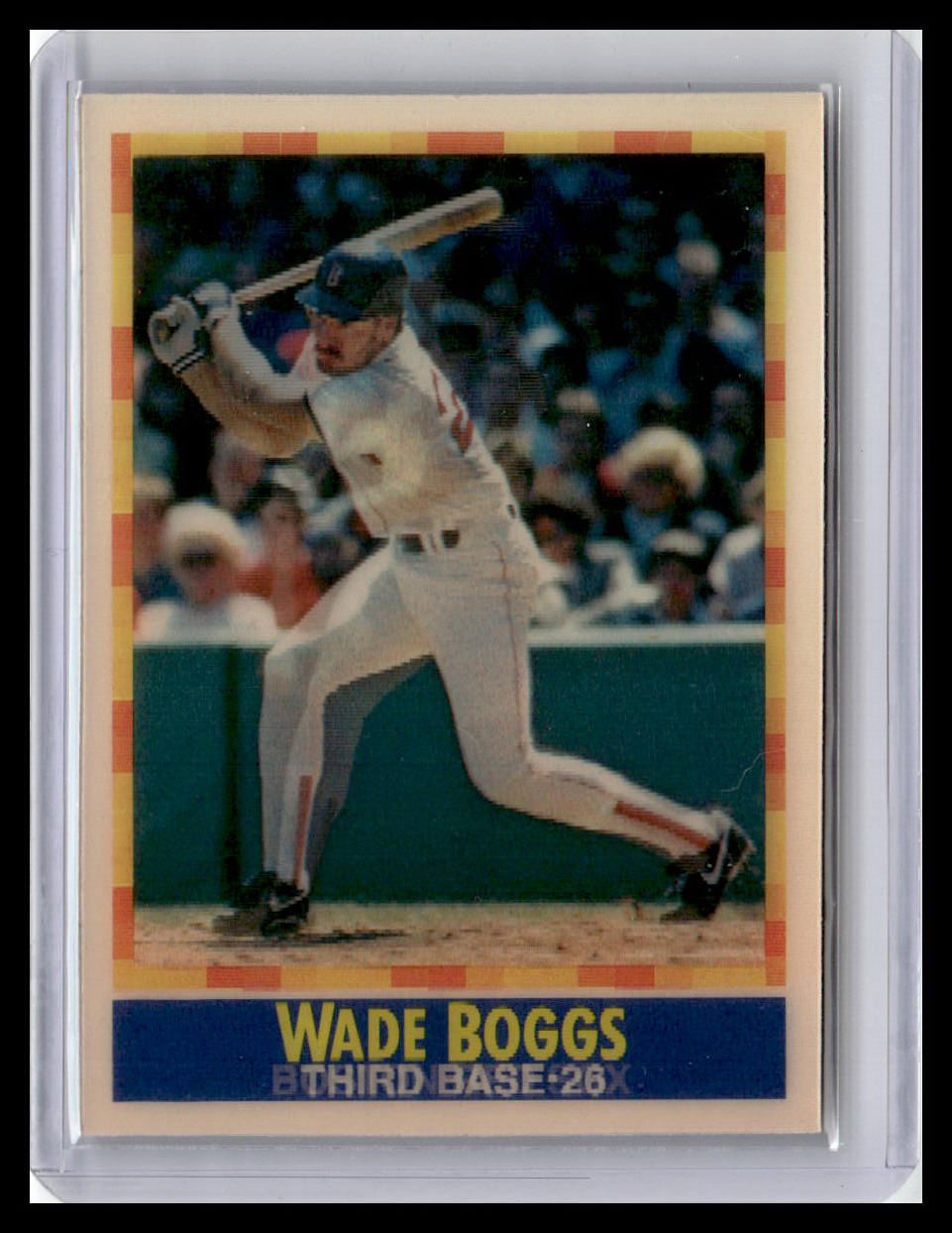 1990 Sportflics Wade Boggs #2 Boston Red Sox