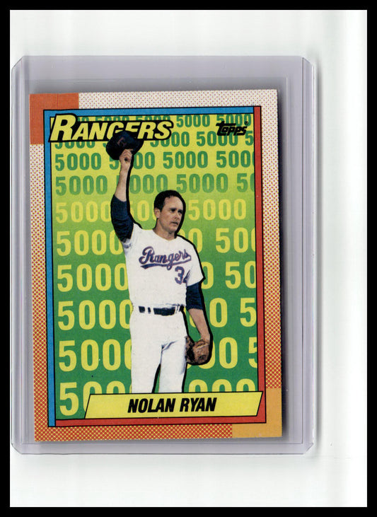 1990 Topps Nolan Ryan The Rangers Years #5