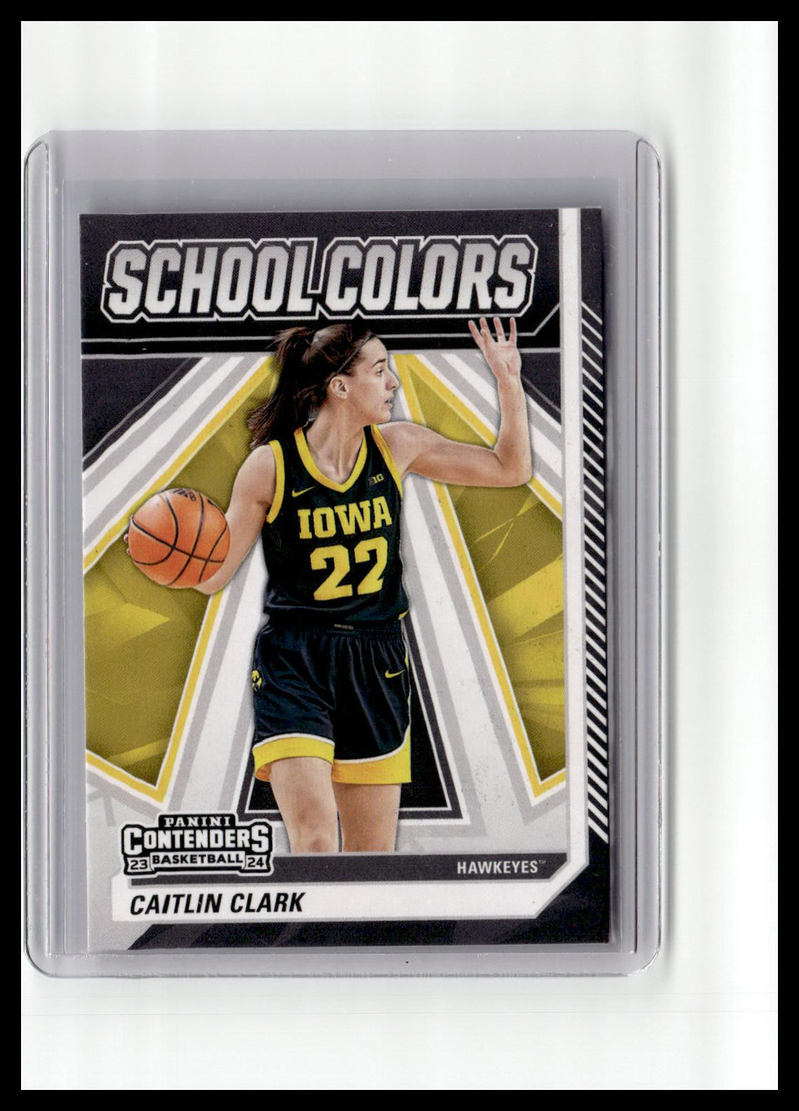 2024 Panini Caitlin Clark Collection - Caitlin Clark School Colors #SC1