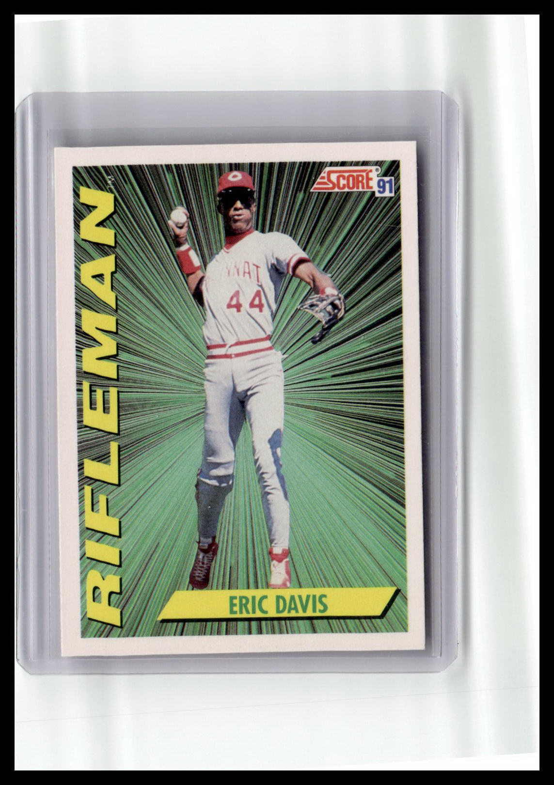 1991 ScoreEric Davis Rifleman #696