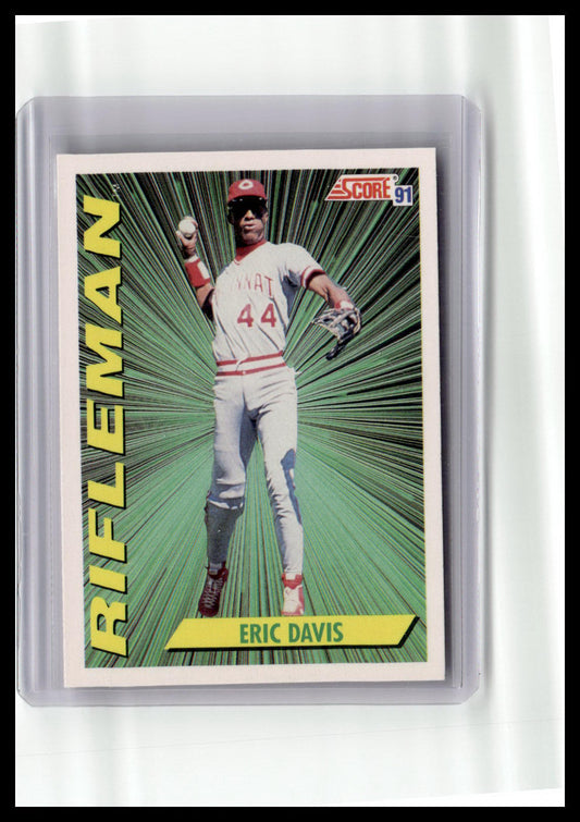 1991 ScoreEric Davis Rifleman #696