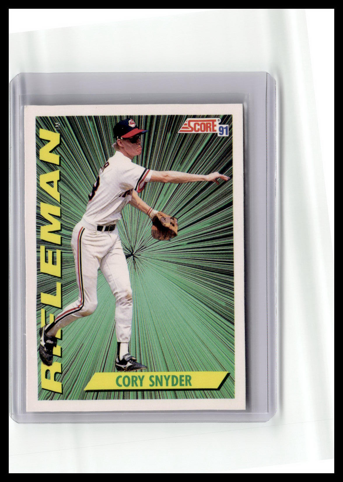 1991 Score Cory Snyder Rifleman #695