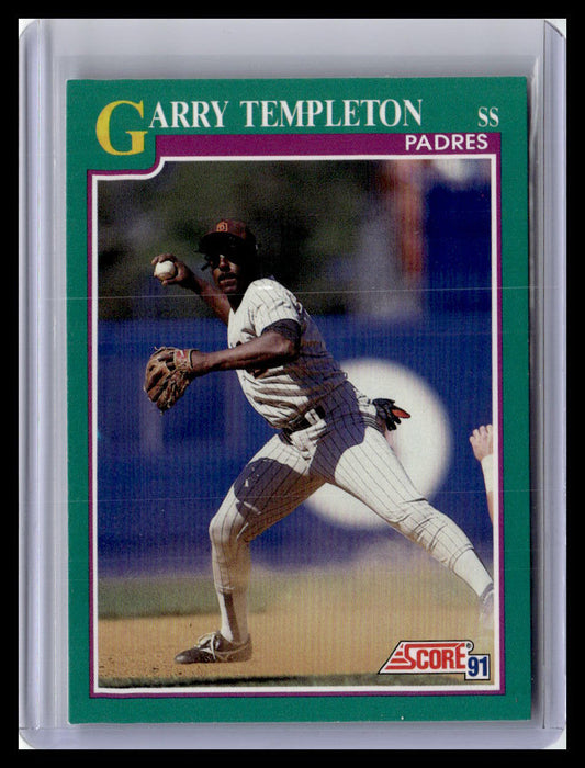 1991 Score Garry Templeton Teal Border #117