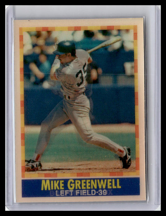 1990 Sportflics Mike Greenwell #50 Boston Red Sox