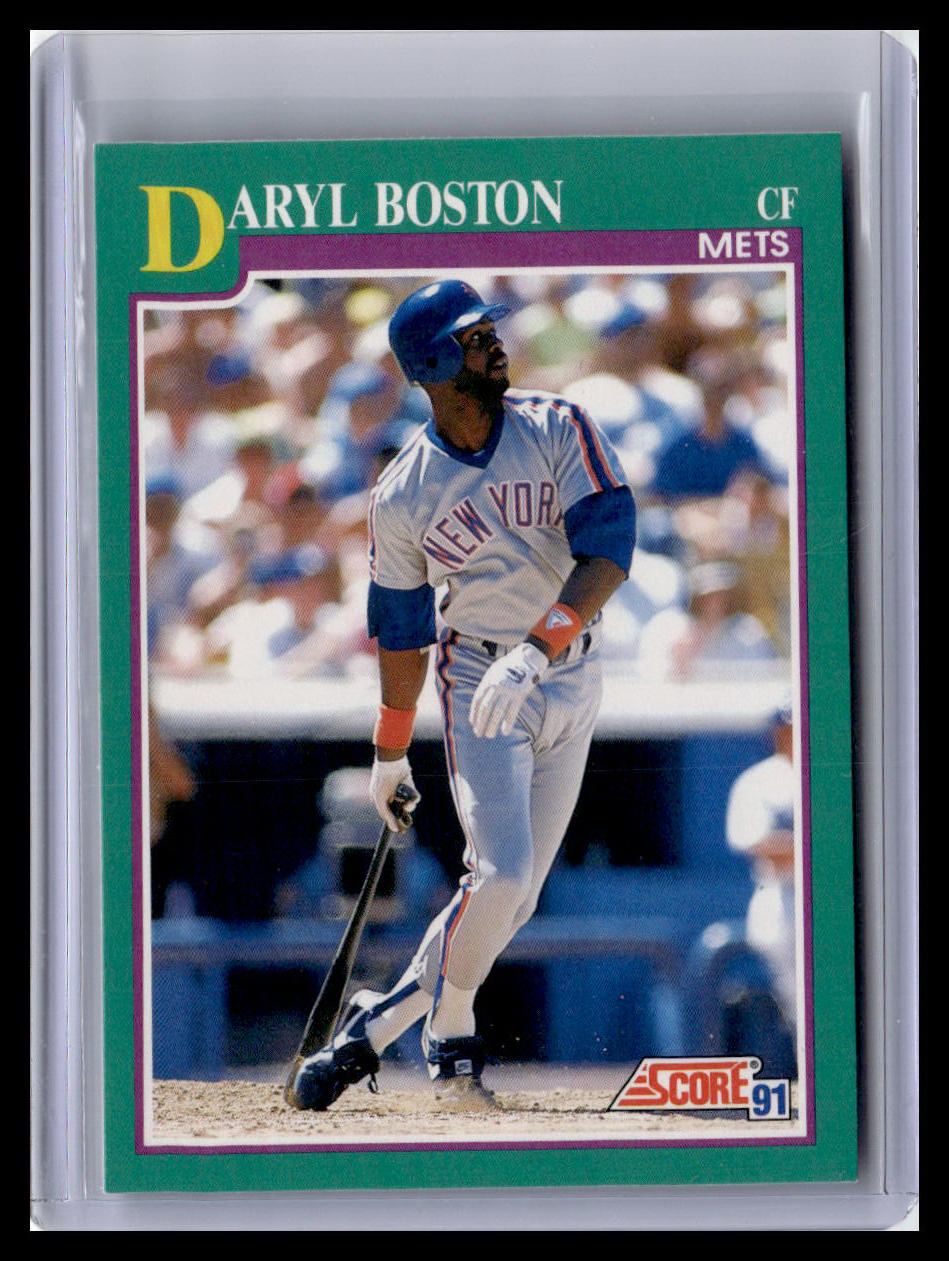 1991 Score Daryl Boston Teal Border #618