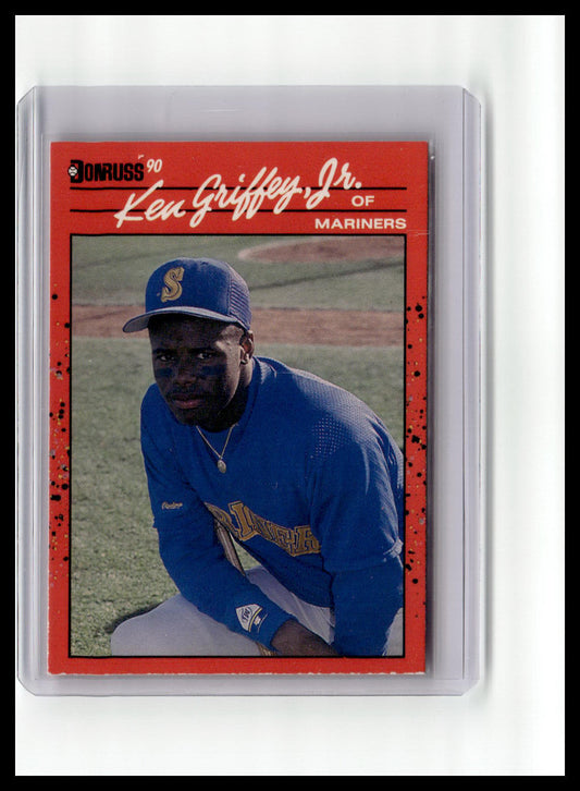 1990 Donruss Ken Griffey Jr. #365 (Double Error No Period After Inc. Wrong Birthplace)
