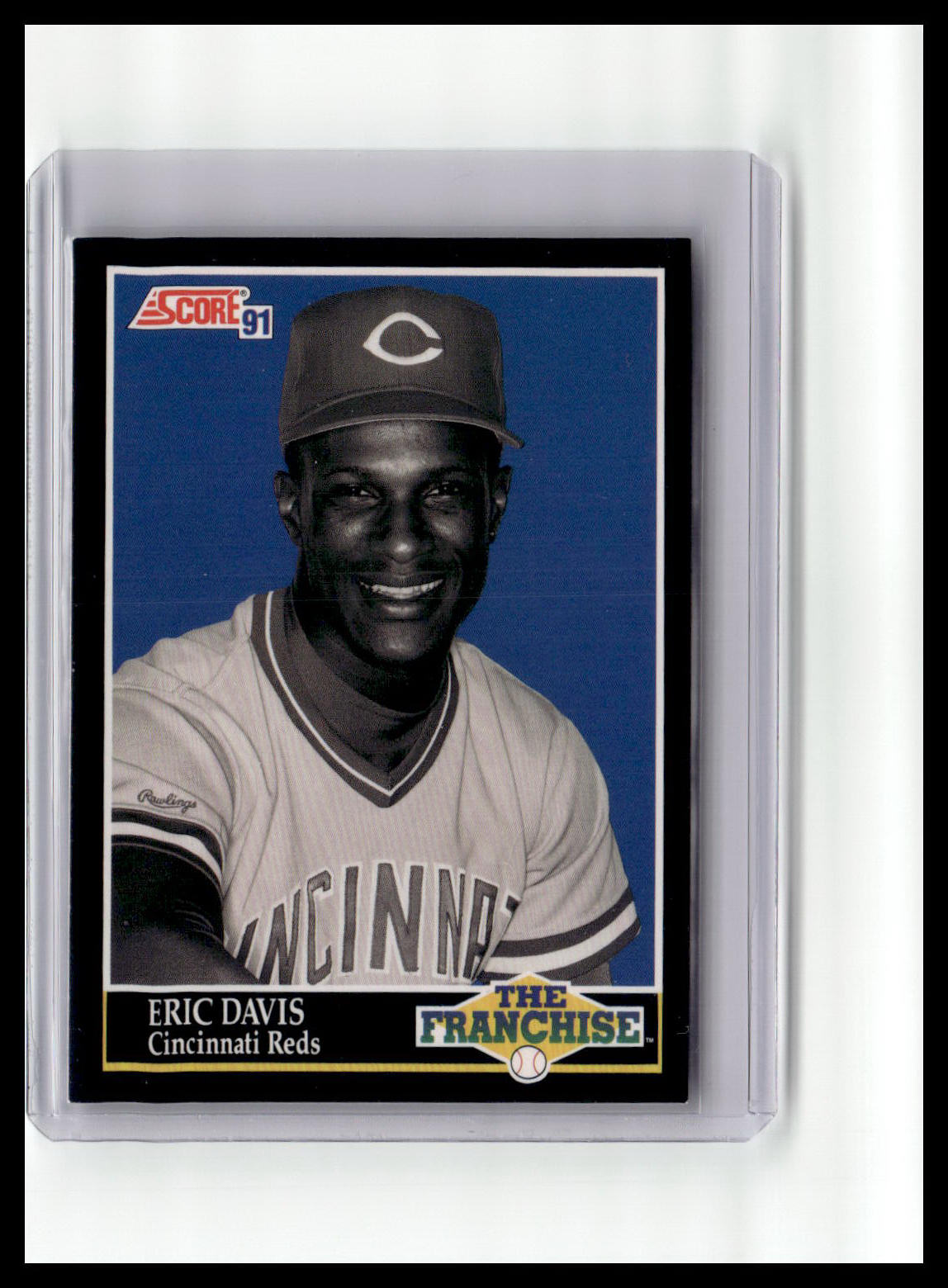1991 Score Eric Davis The Franchise #863