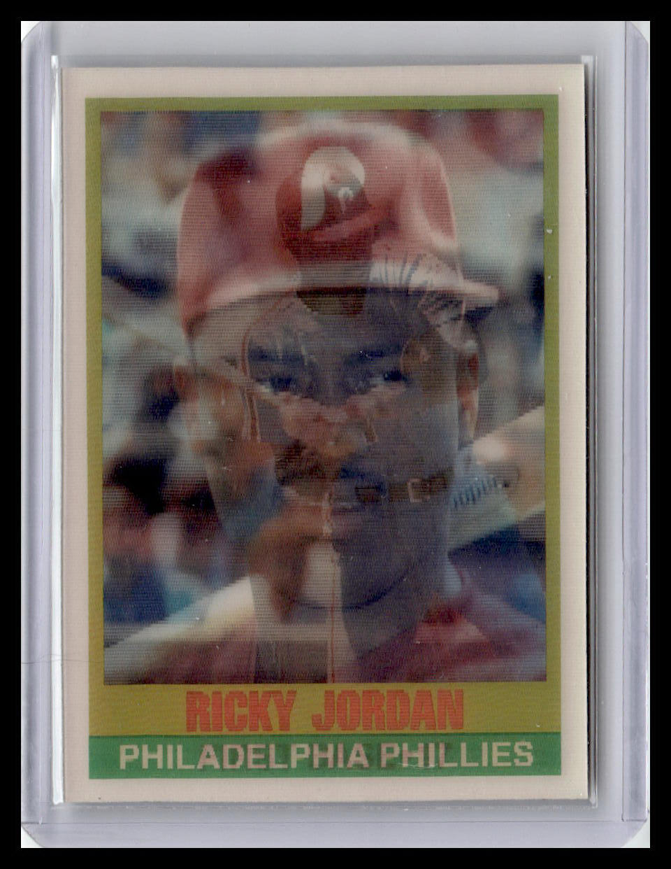 1989 Sportflics Ricky Jordan #44 Philadelphia Phillies