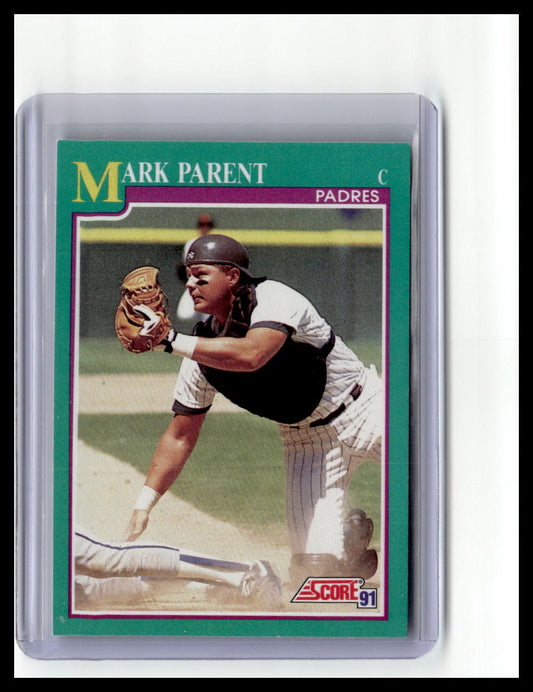 1991 Score Mark Parent Teal Border #213