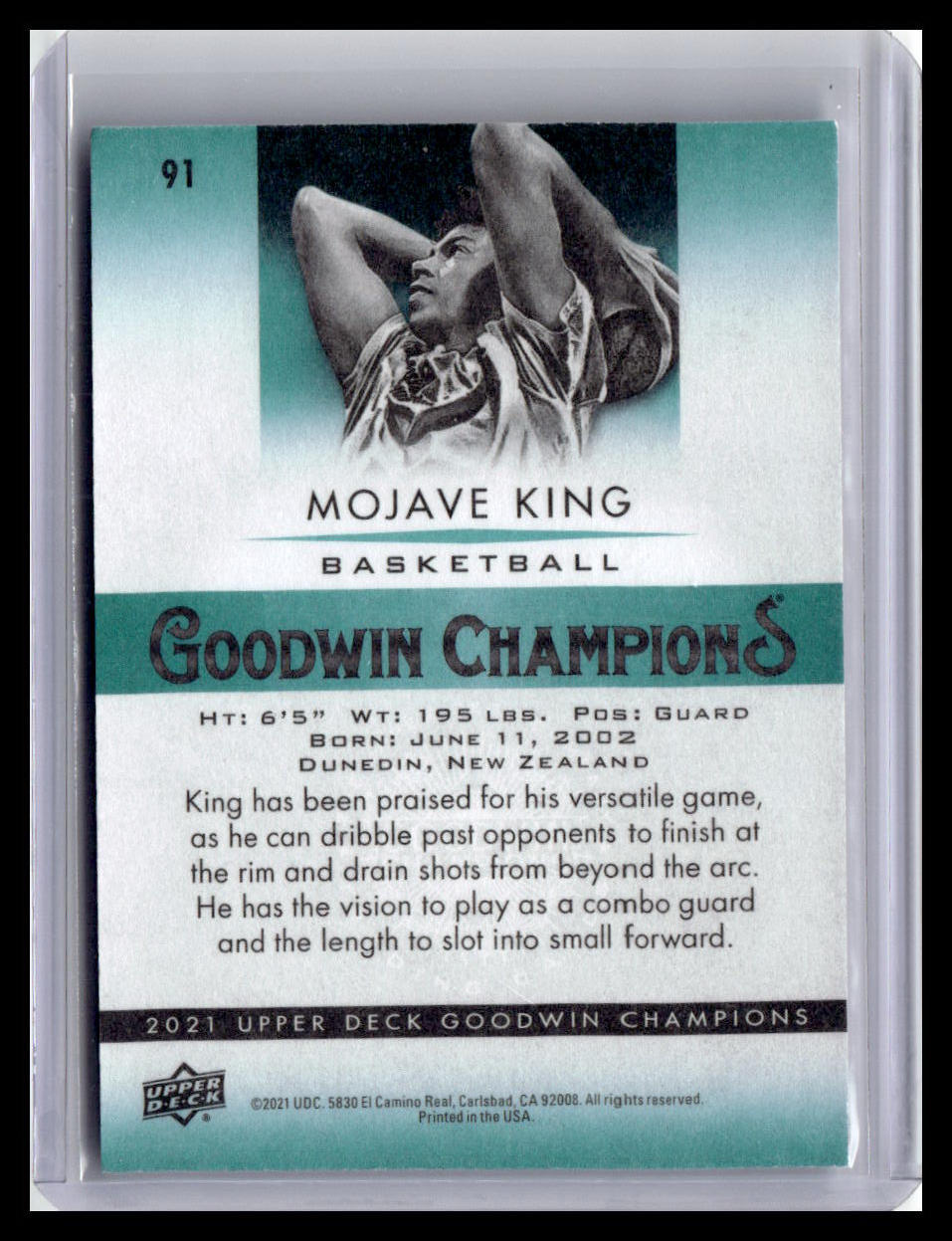 2021 Goodwin Champions Mojave King #91